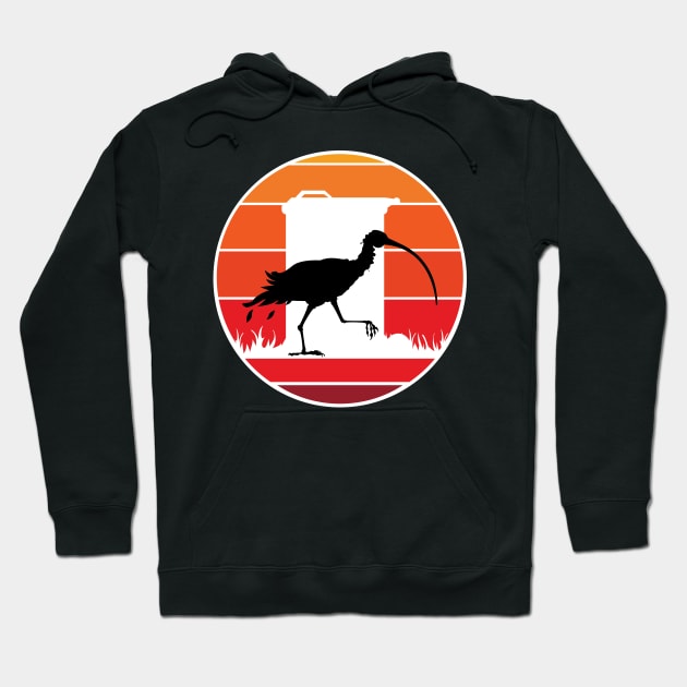 Ibis Sunset Hoodie by LukeRosenbergCreative